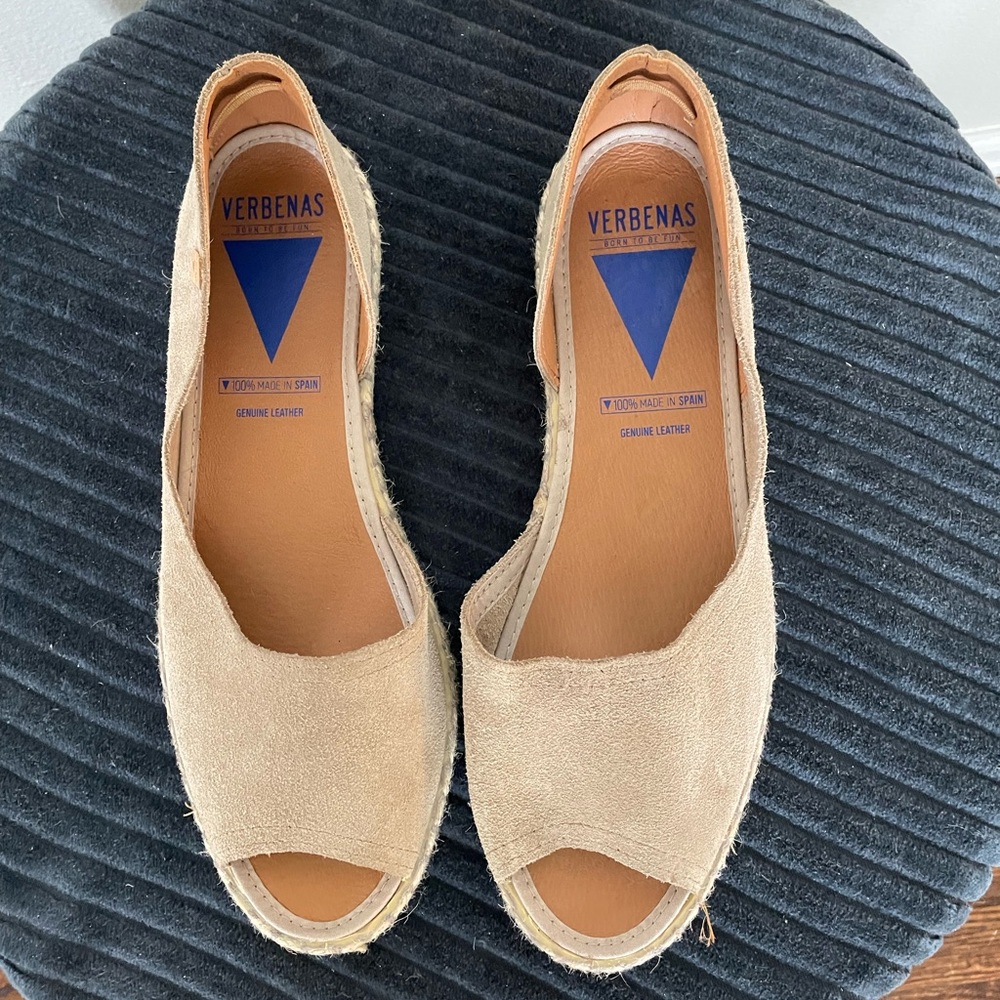 Verbenas Suede Flats Womens 41 US 11